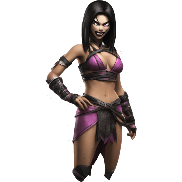 Laughs Mileena Mortal Kombat X emoji