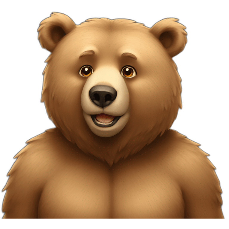 bear love emoji