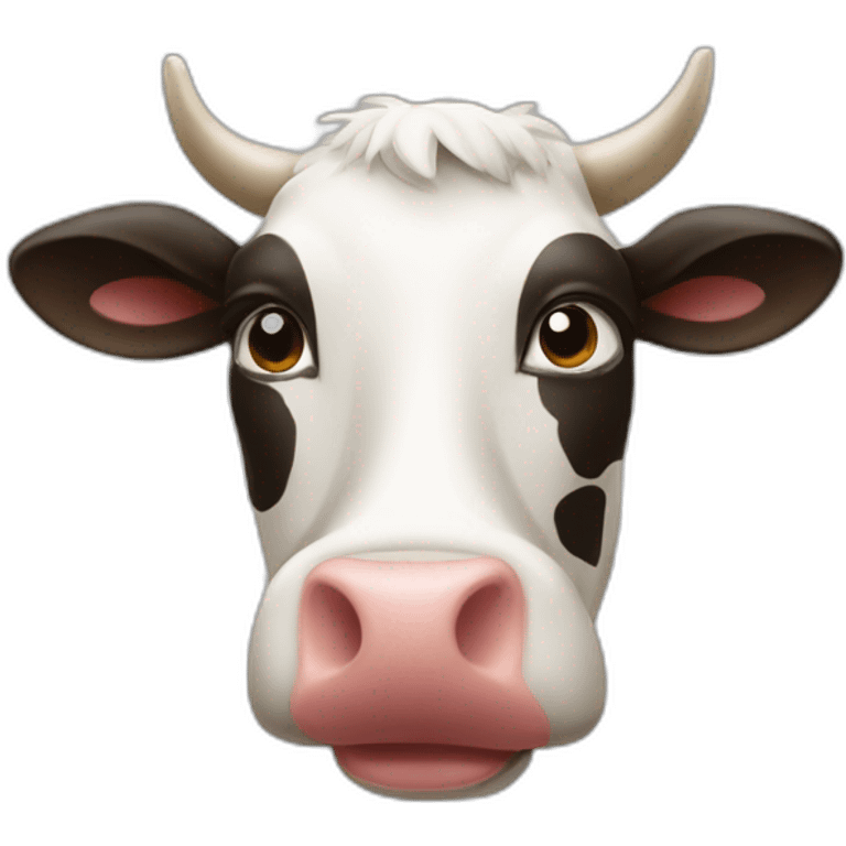 Vache qui tire la langue emoji