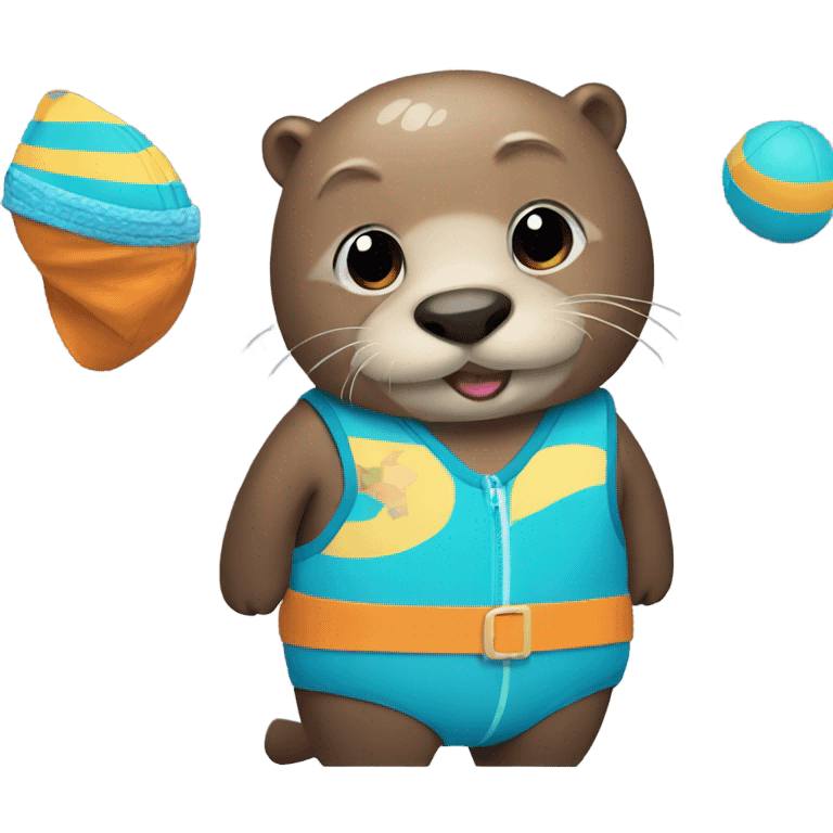 swimwear otter emoji