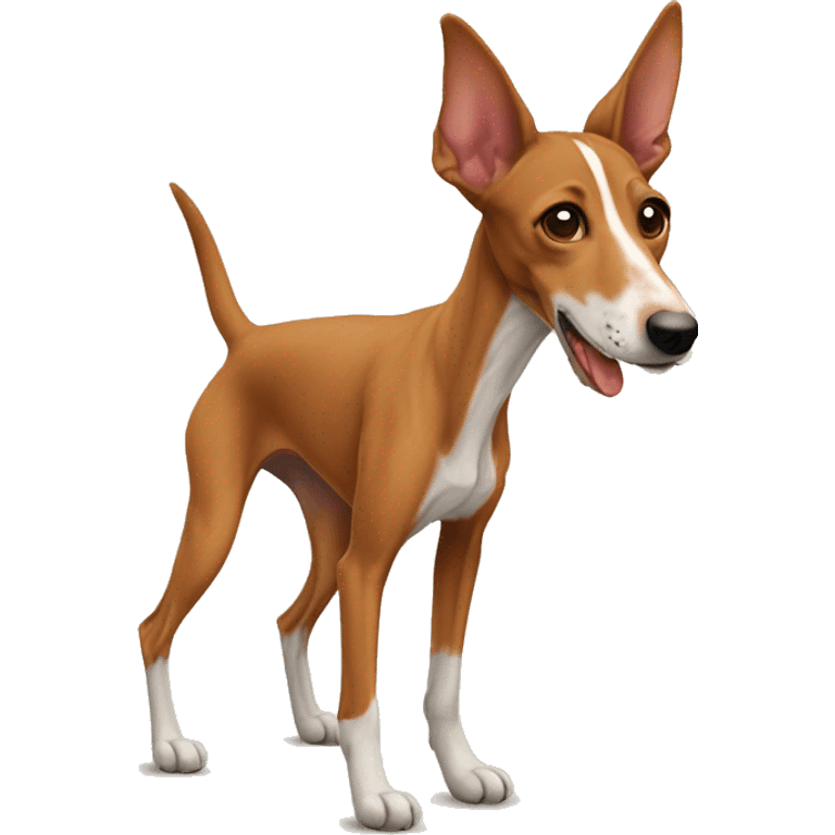 un podenco andaluz marrón emoji