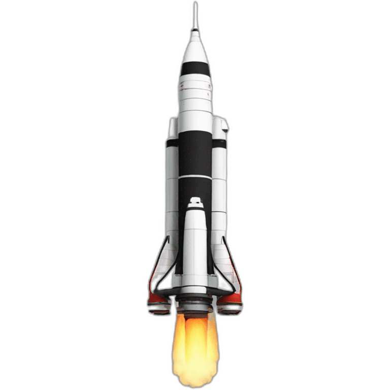 Saturn 5 rocket emoji