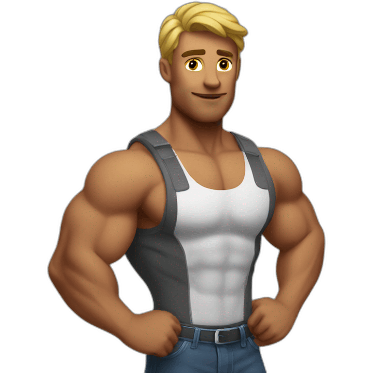 muscular men emoji