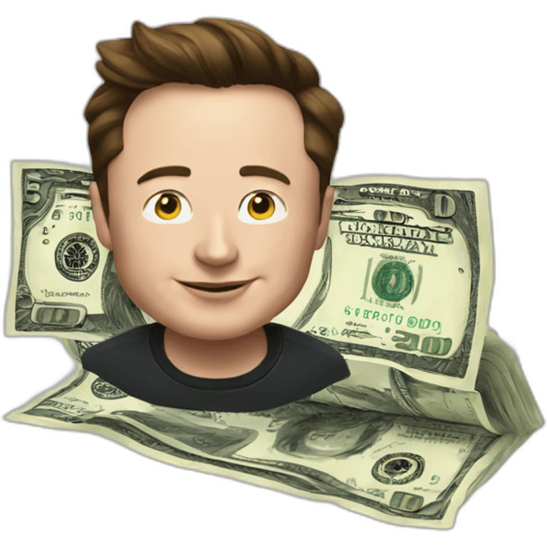 dollar Elon Musk emoji