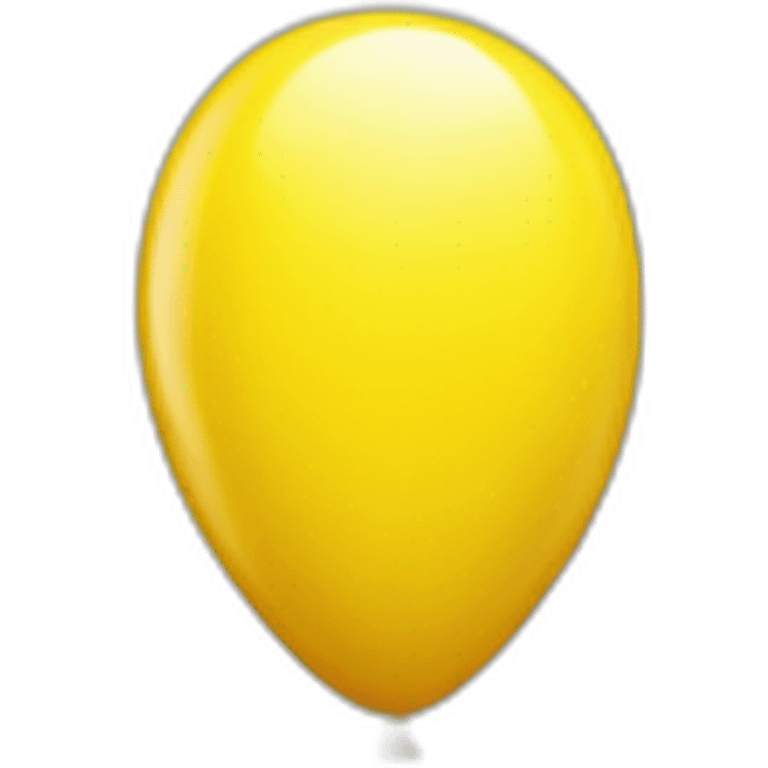 yellow balloon emoji