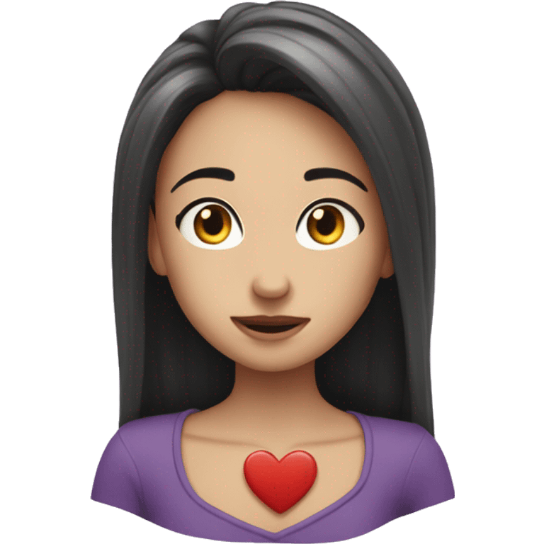 Cuore lilla  emoji