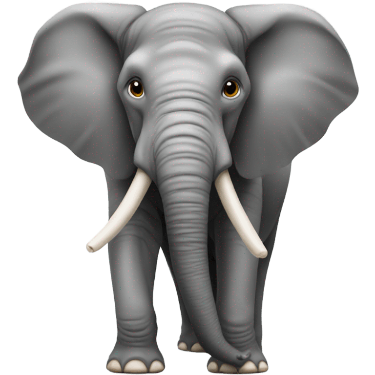 Elephant without nose emoji