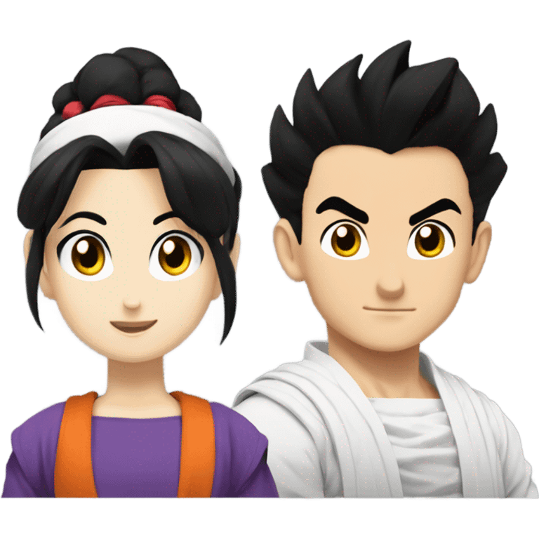 Gohan and Videl emoji