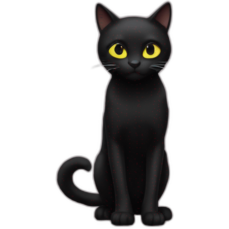 Chat noir emoji