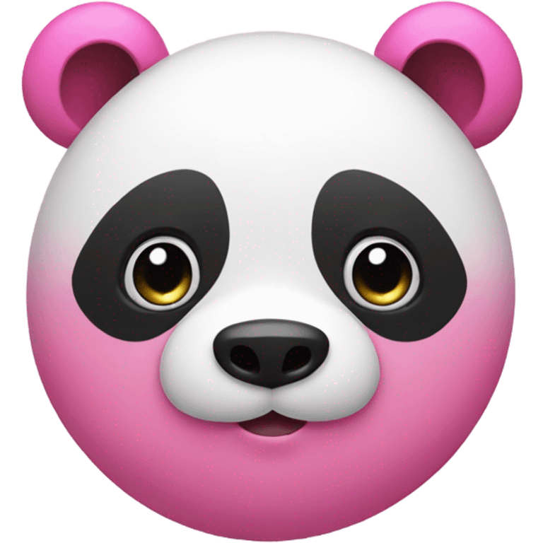 Pink panda emoji