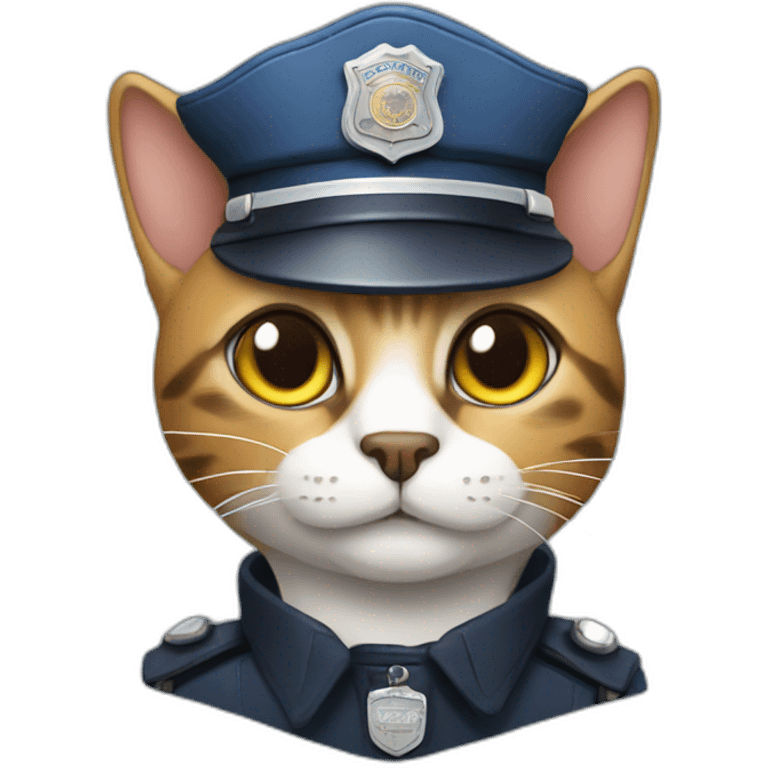 Police cat emoji