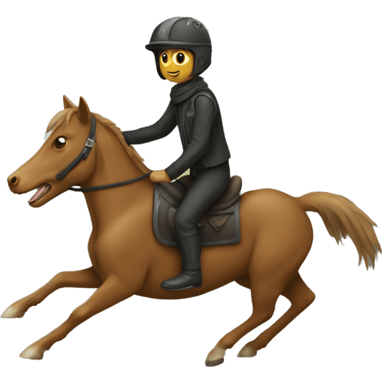 kelpie with person riding i emoji