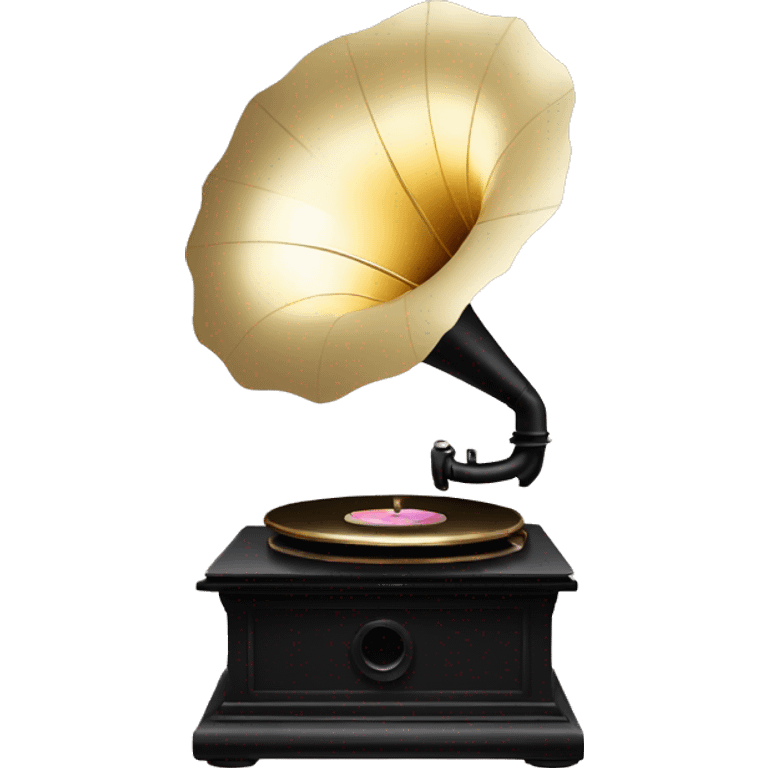 (gem like gramophone) emoji