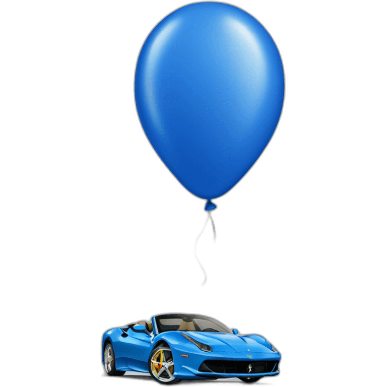 ferrari blue emoji