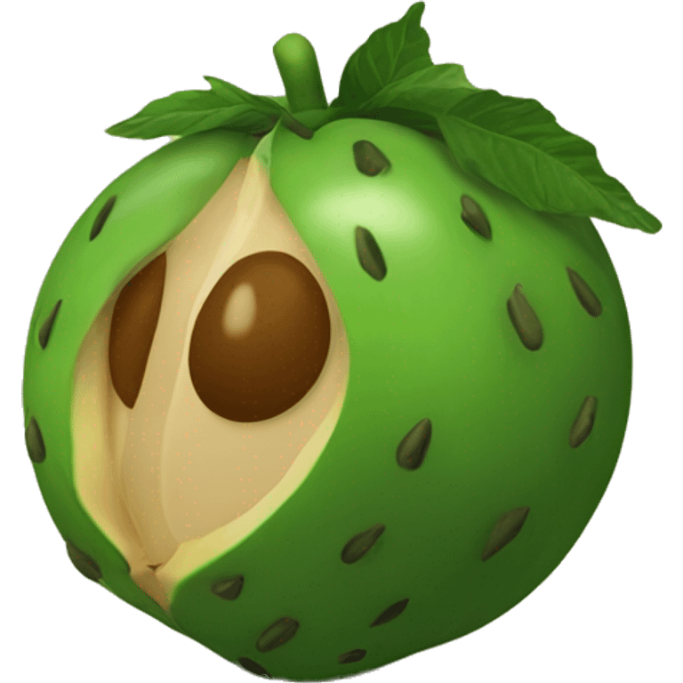 Cupuaçu fruit emoji