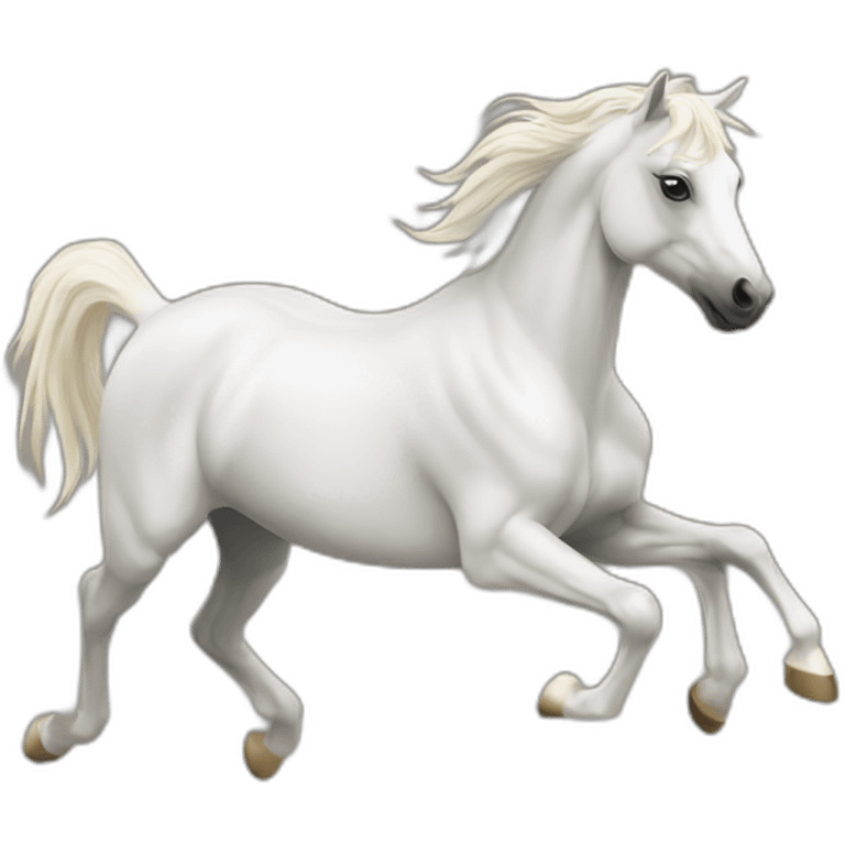 Cheval au galop emoji