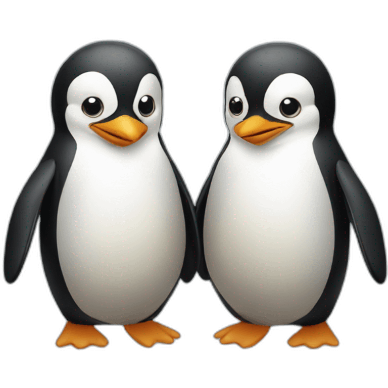 two-penguin emoji