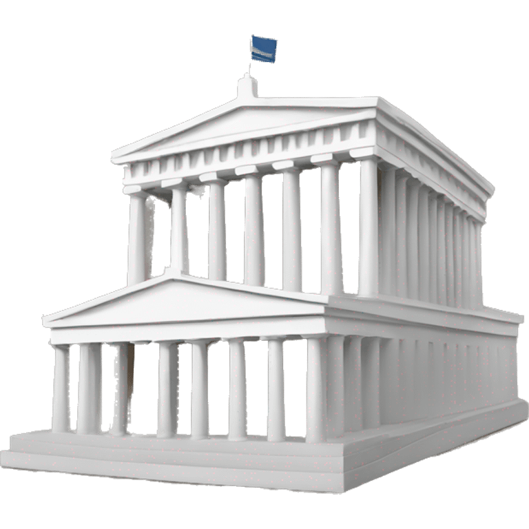 Greek parliament building emoji