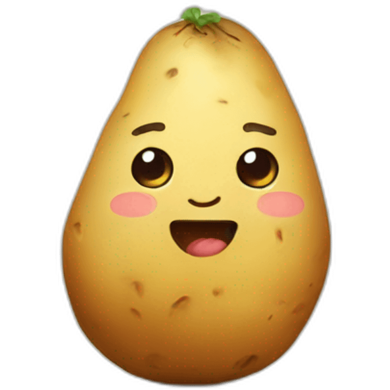 cute potato emoji