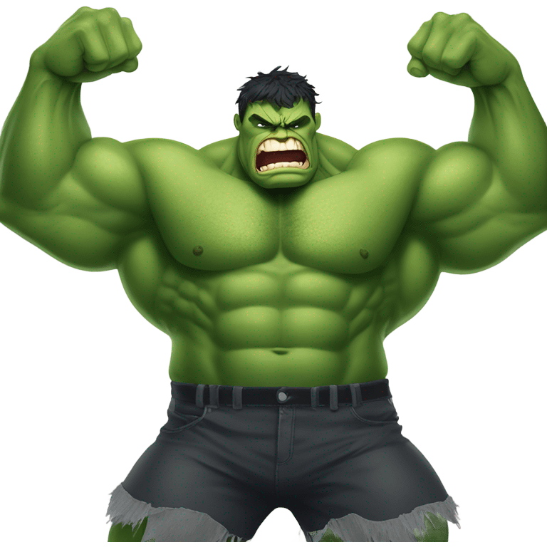 Macron as hulk emoji