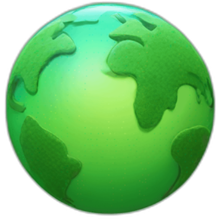 little green planet emoji