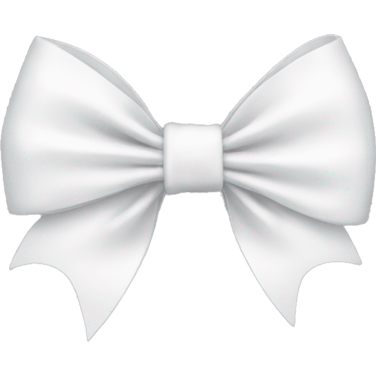 White bow emoji