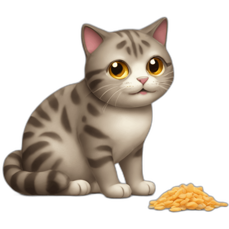 snack-eating-cat emoji