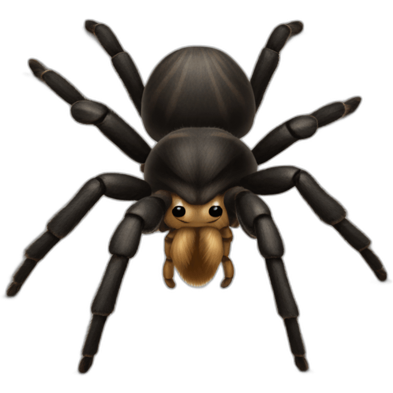 Tarantula with pants emoji