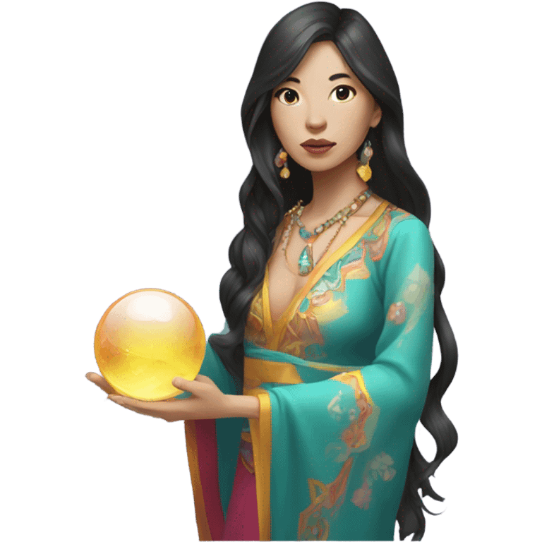 fortune teller asian woman emoji