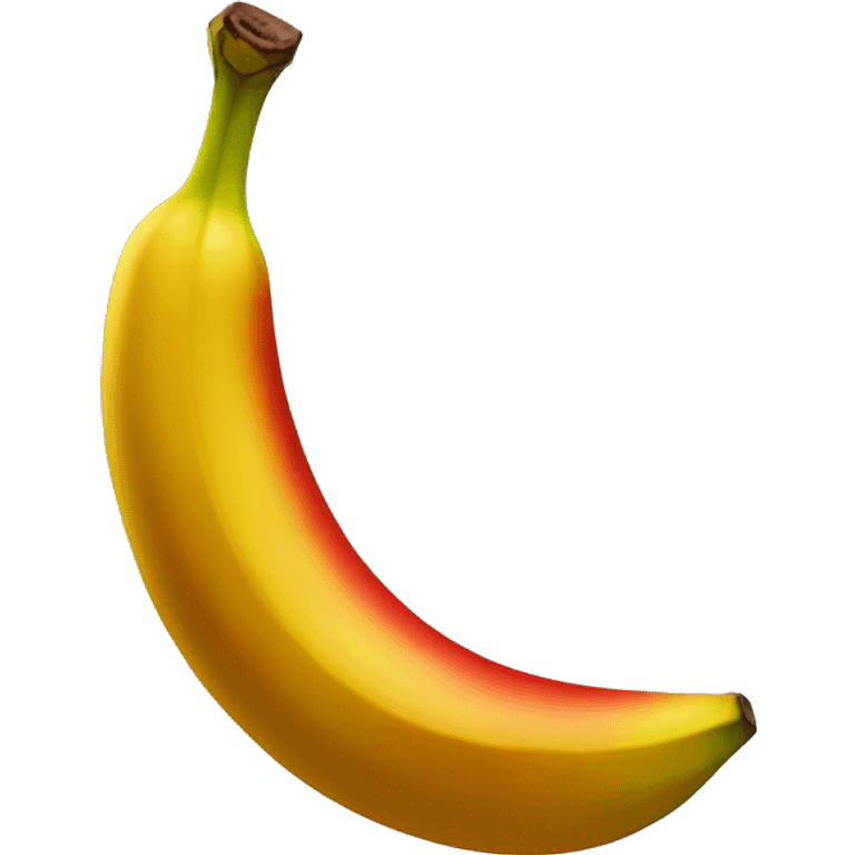 a yellowish red banana  emoji