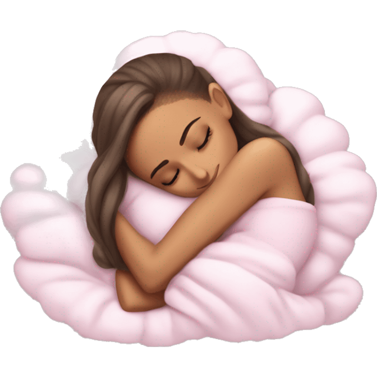 Ariana Grande sleeping emoji