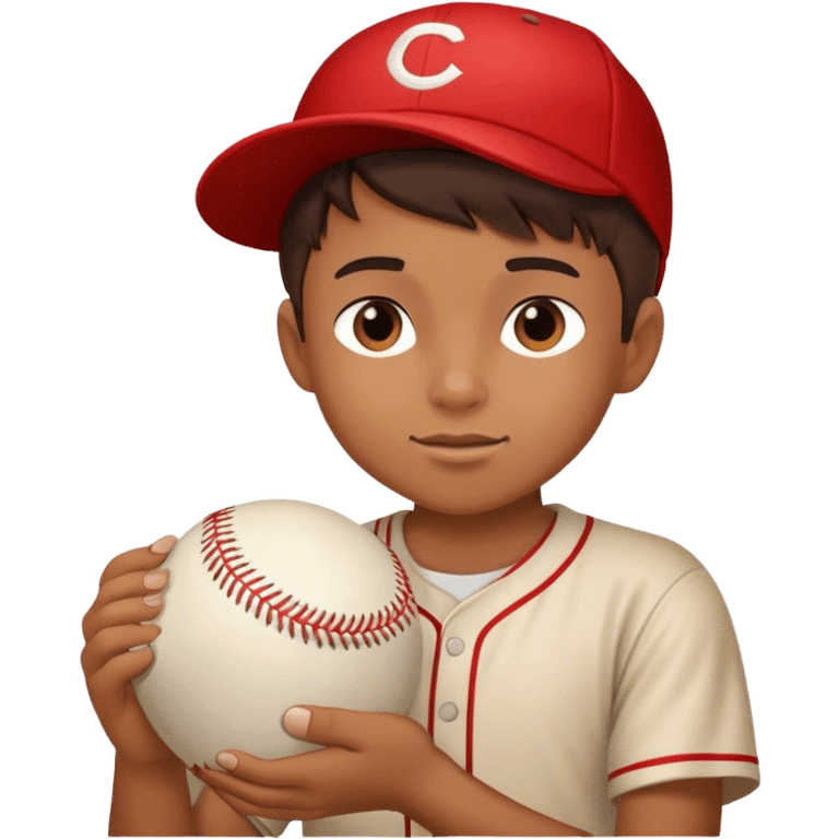  Boy with baseball emoji