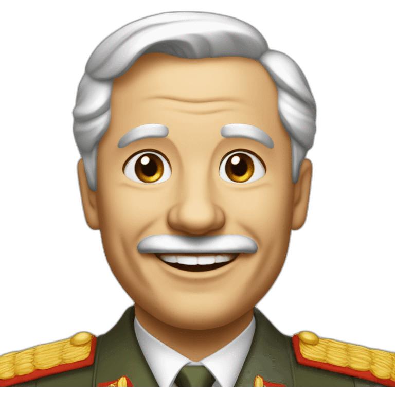 The known leader of USSR smiling emoji