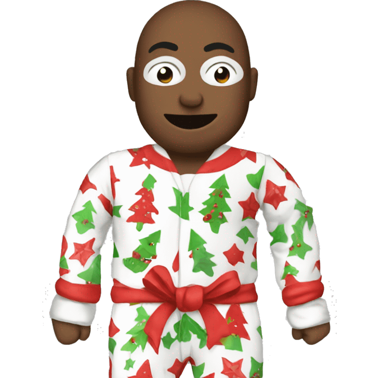 christmas pajamas emoji