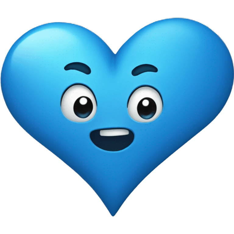 Blue heart emoji