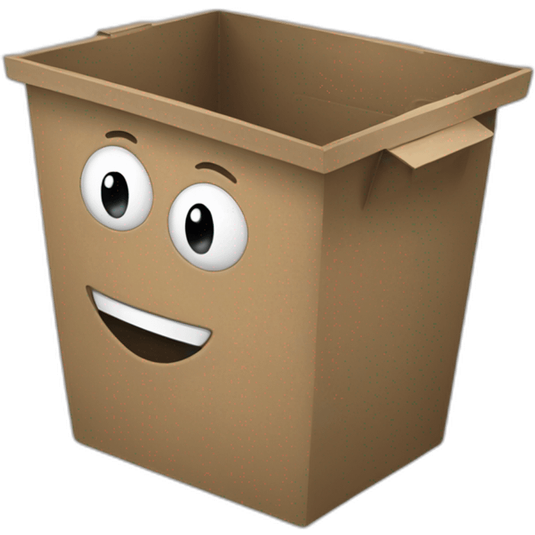 time in a trash box emoji