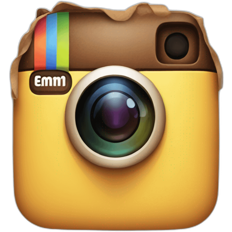 Instagram app logo emoji