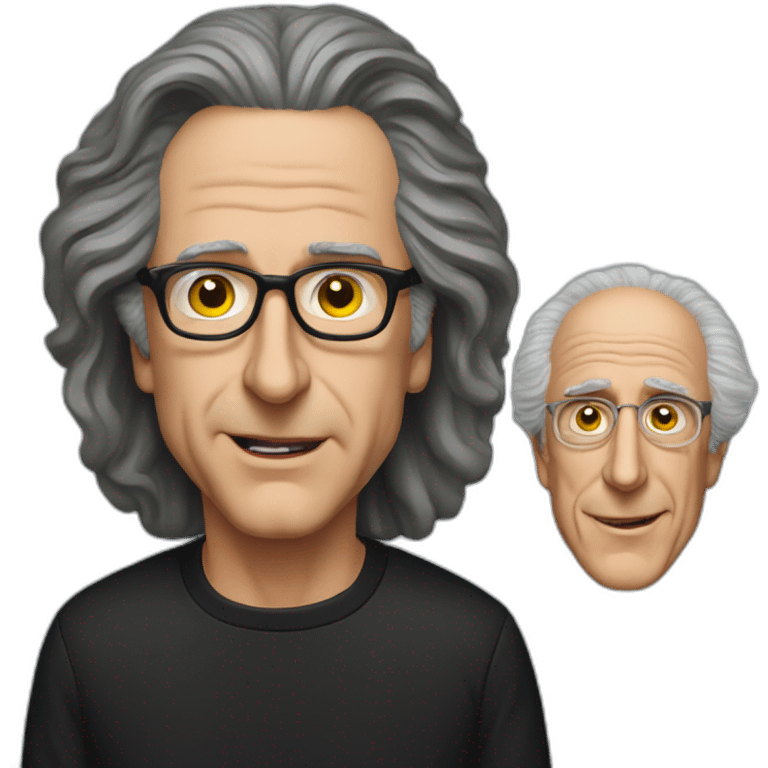 Richard lewis Larry david emoji