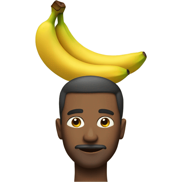 dad with a banana on his head emoji