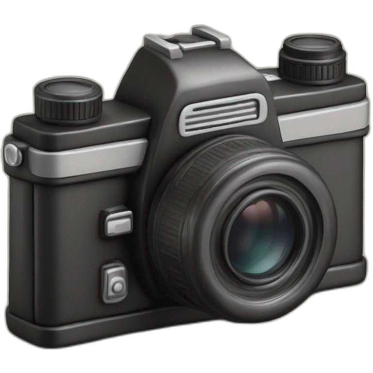 Plasticine slr film camera emoji