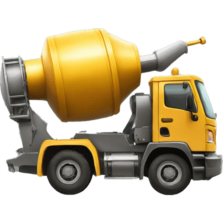 golden cement mixer  emoji