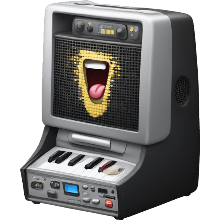 Karaoke machine emoji