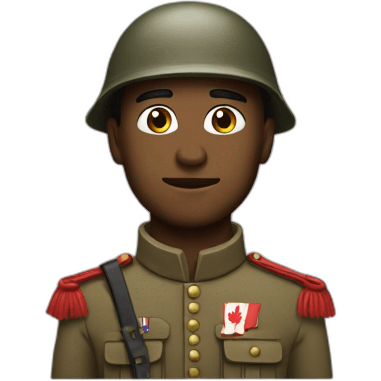 Soldat canadien emoji