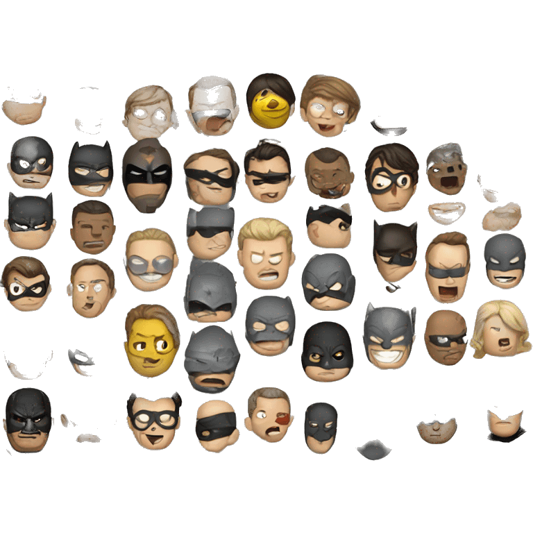 Crazy Batman  emoji