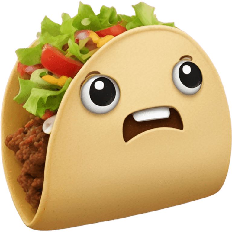 taco with broken leg emoji