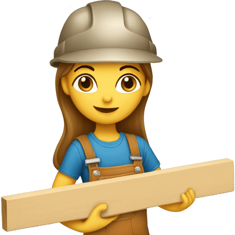 female carpenter working emoji