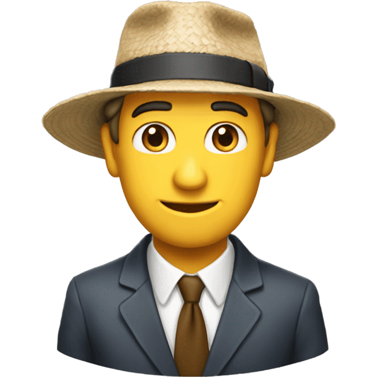 Greg hellfey wearing hat emoji