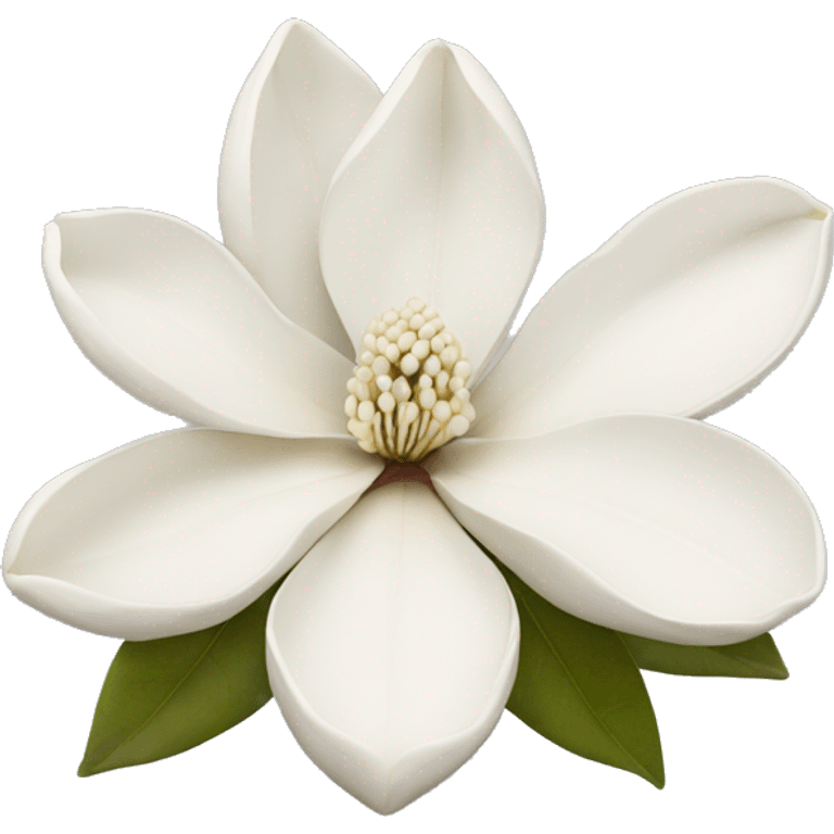 White magnolia flower emoji