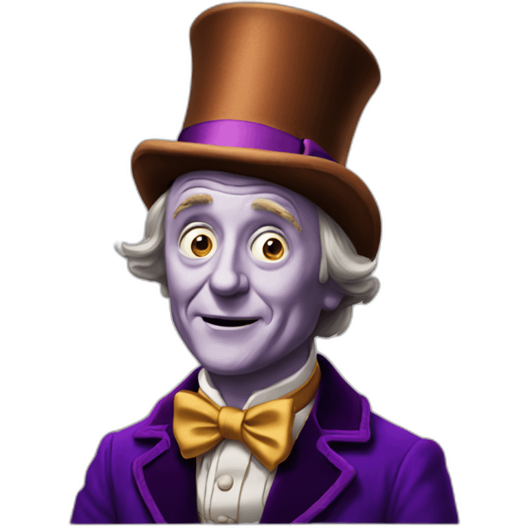 Dead Willie wonka emoji