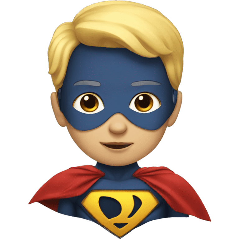 Superhero child emoji